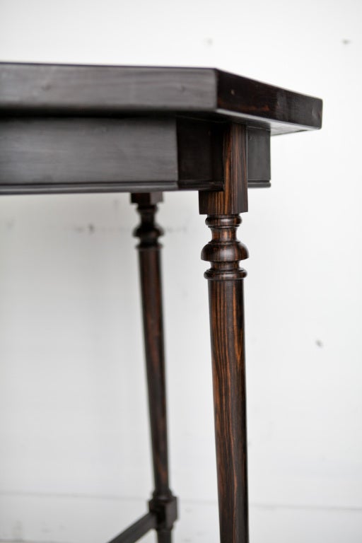 19th Century Dutch Colonial Ebony Octagonal Side Table
