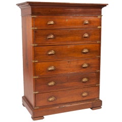 British Colonial Map Chest