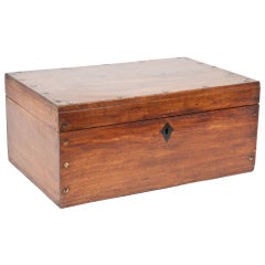Antique Anglo-Indian Satinwood Cash Box