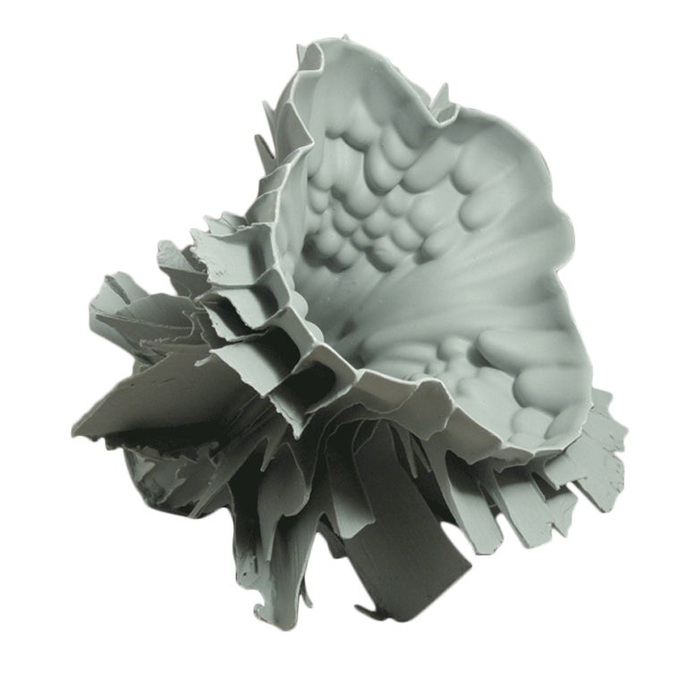 Modern Ceramic Flower by Zsolt Jozsef Simon For Sale