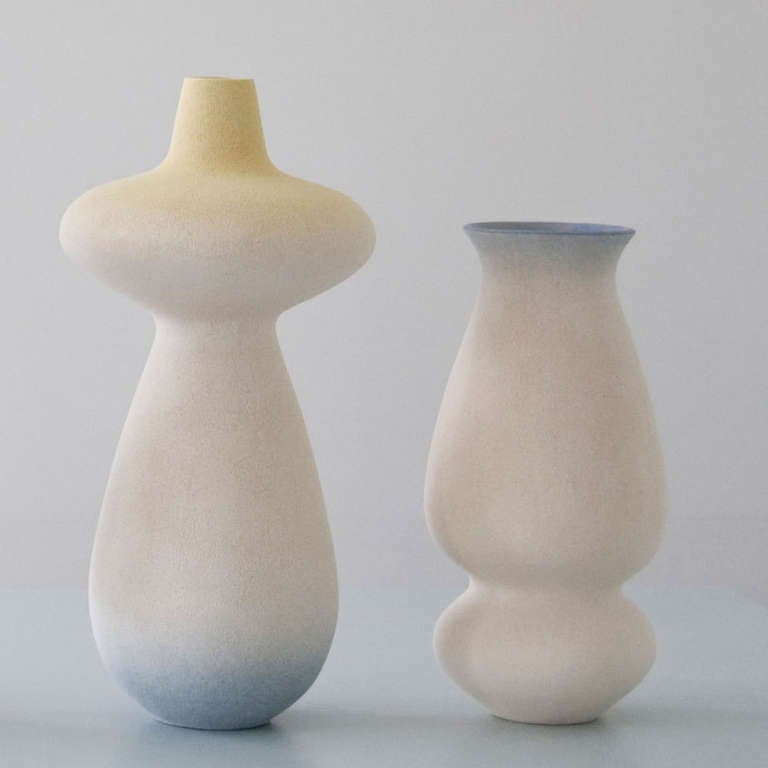 Group of Contemporary Ceramic Vases by Turi Heisselberg In Excellent Condition In New York, NY