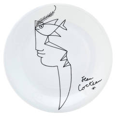 Jean Cocteau Ceramic Plate