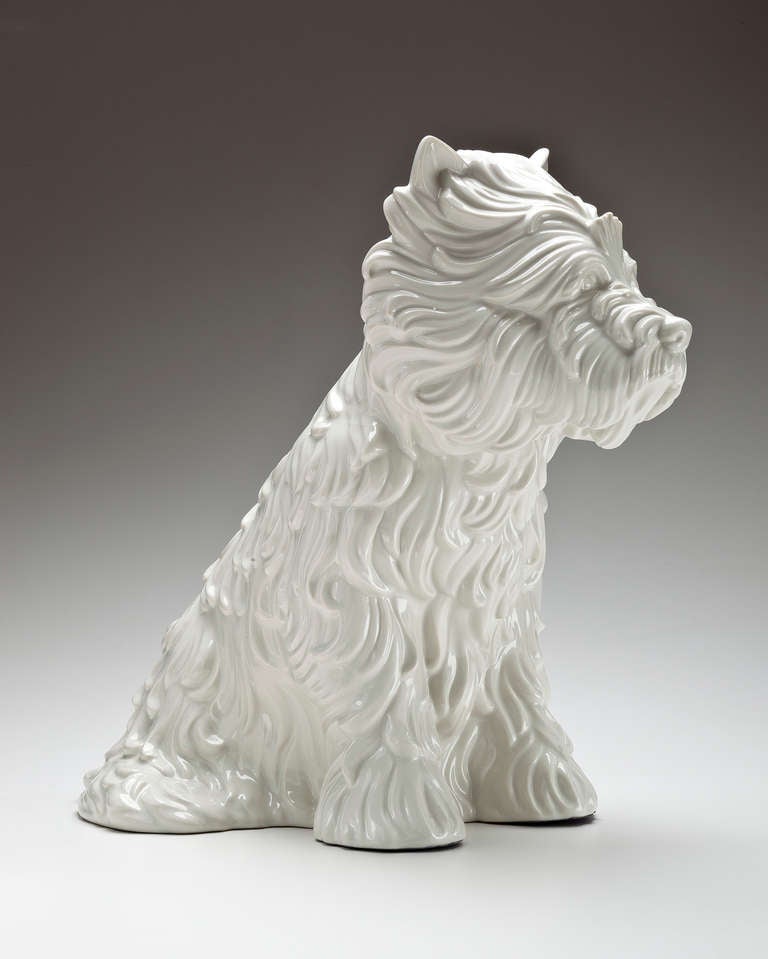 American Jeff Koons Puppy Vase