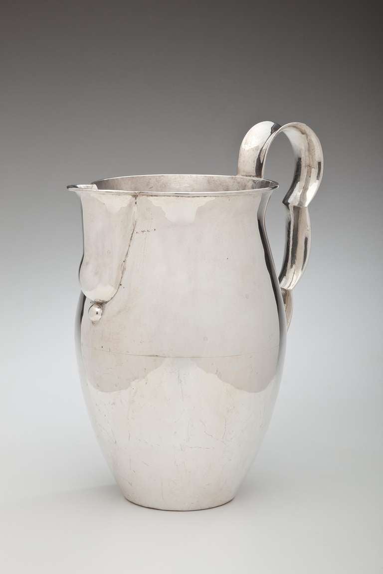 William Spratling Sterling Wine Pitcher In Excellent Condition In New York, NY