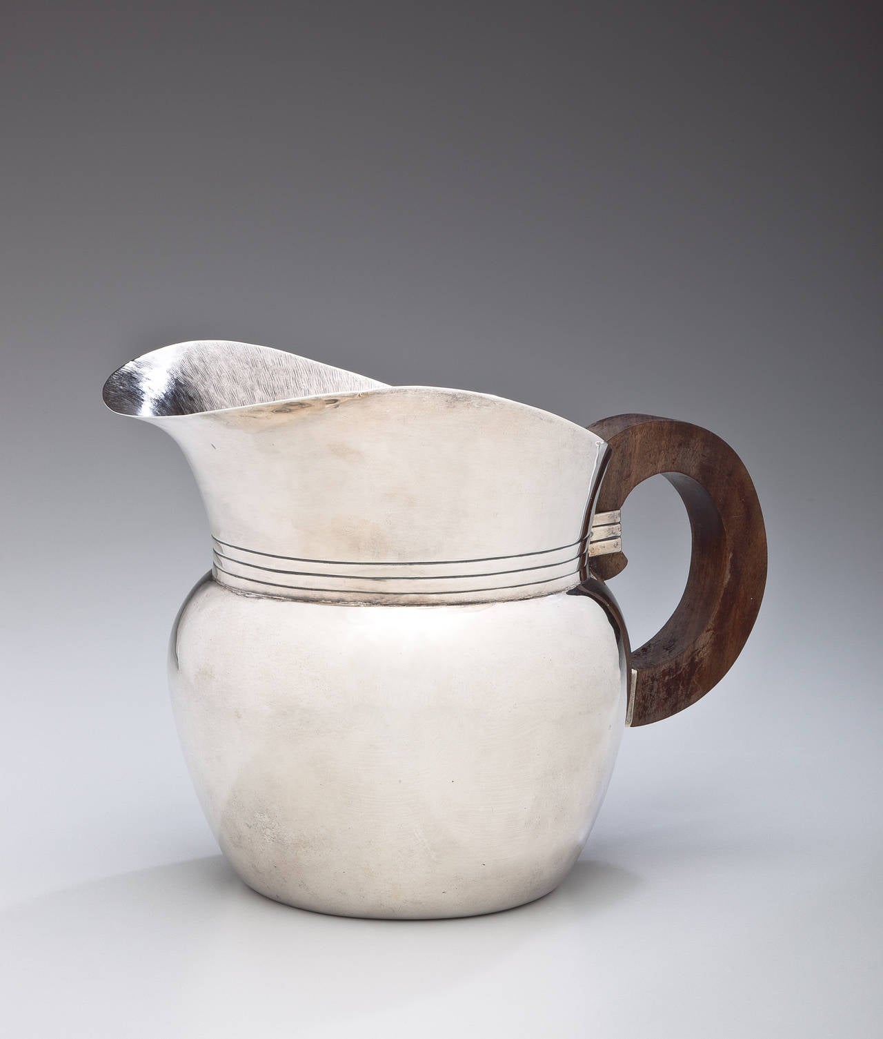 William Spratling Sterling and Rosewood Pitcher