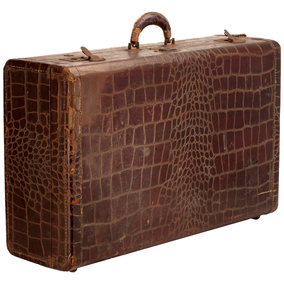 Royalshire Crocodile Suitcase For Sale