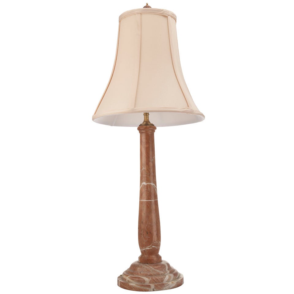 Marble Table Lamp For Sale