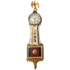 American Federal Style Banjo Clock
