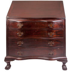 Serpentine Fall Front Secretary Desk