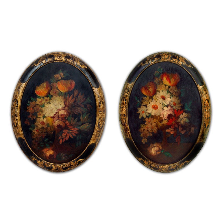 Viktorianische Gemälde im Stil von Louis XV. im Angebot