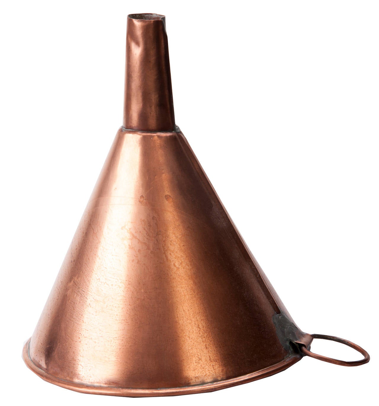 large copper funnel