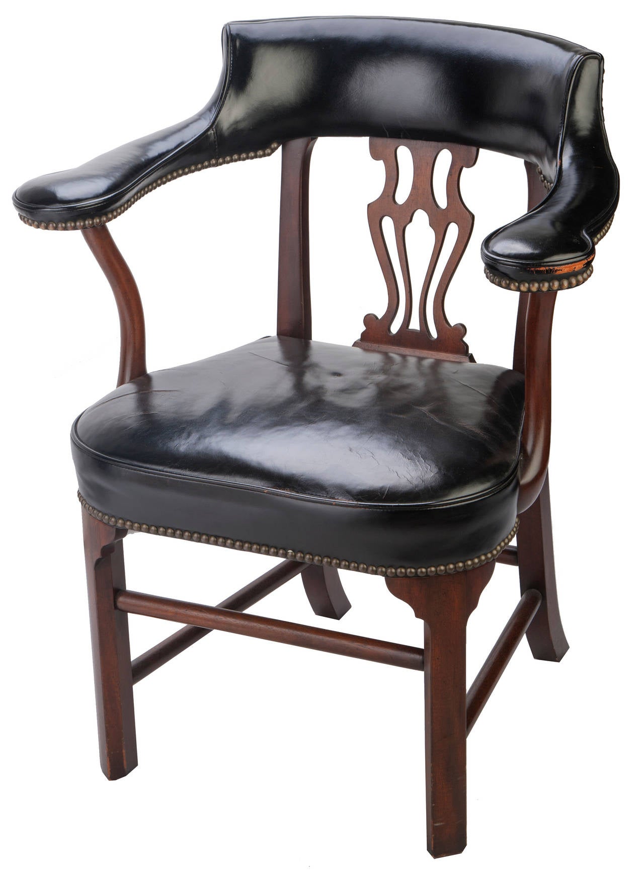 leather bankers chair