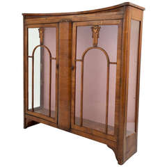 Biedermeier Style Vitrine Art Deco Cabinet 11