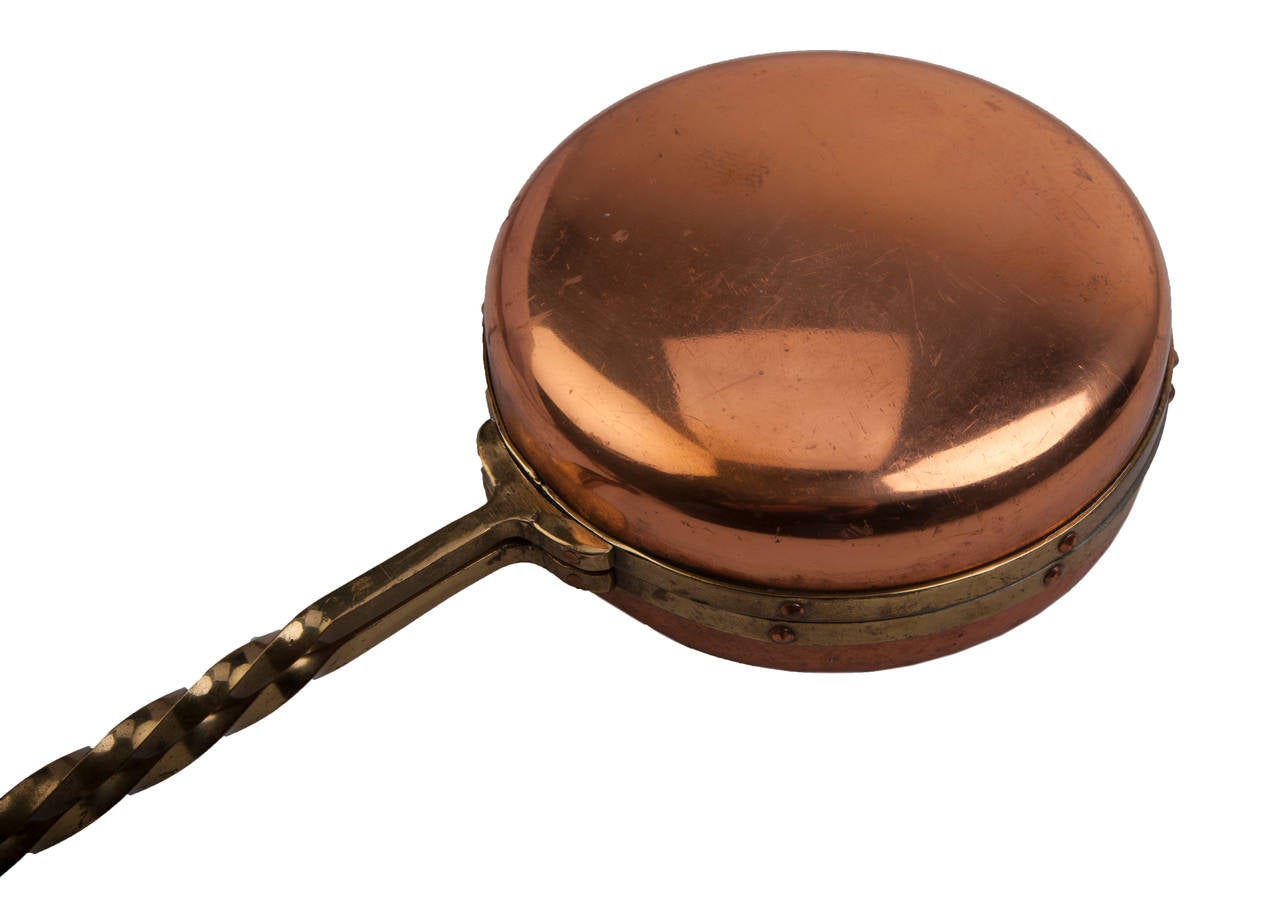 antique brass chestnut roaster