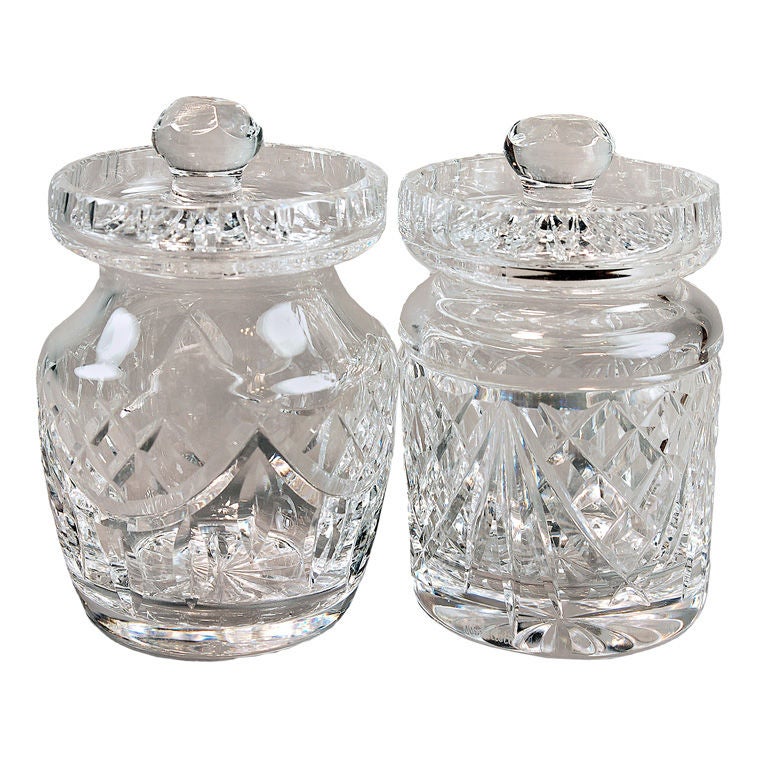 Waterford Crystal Jam and Honey Pots