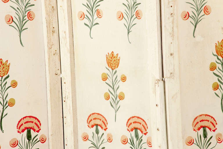 19th Century French Hand Painted Screen For Sale 2