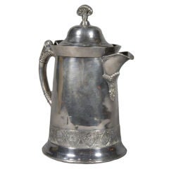 Silver Plate Victorian Aesthetic Movement Water Pitcher