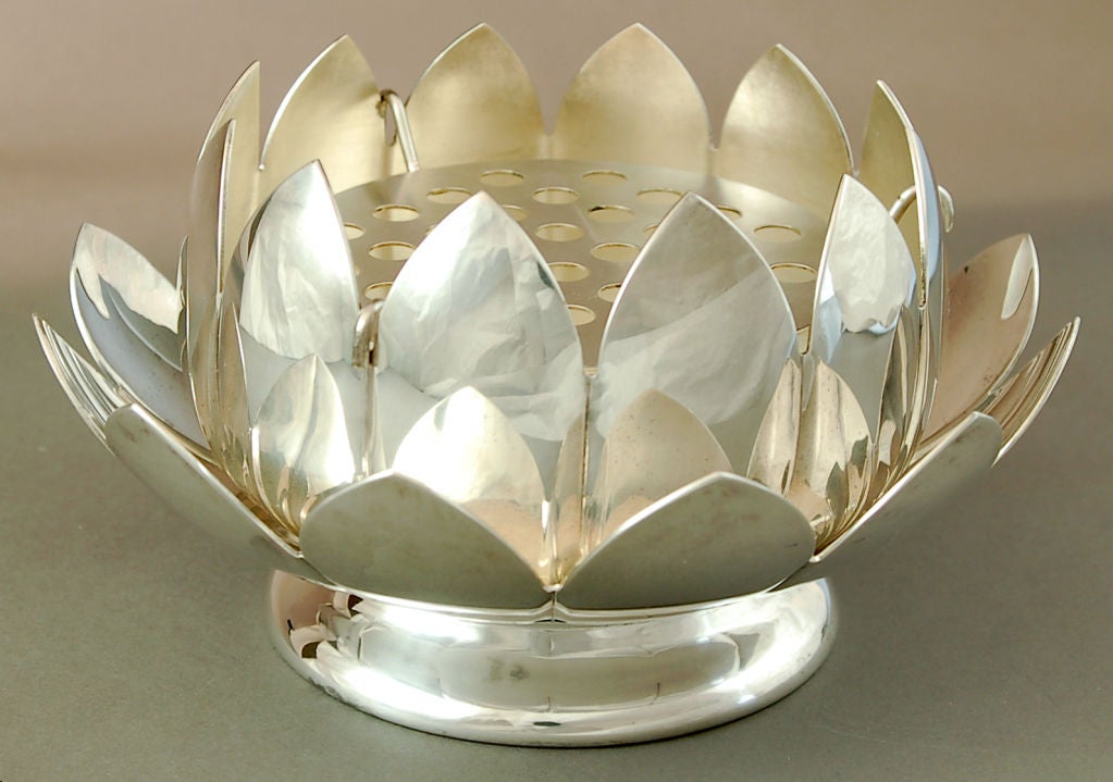 American Collection of Silver Lotus Bud Vases