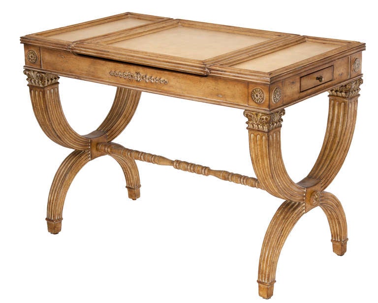 American Reversible Gaming Partners Table - Neoclassical Style For Sale