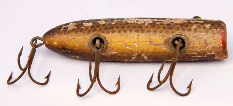 Wood Vintage Fishing Lure from Private Estate