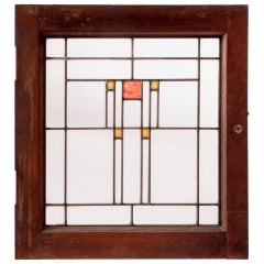 Antique Square Stained Glass Windows