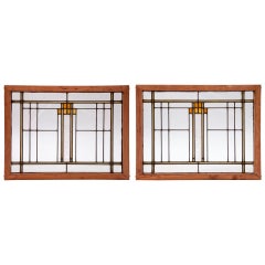 Used Twin Deco Stained Glass