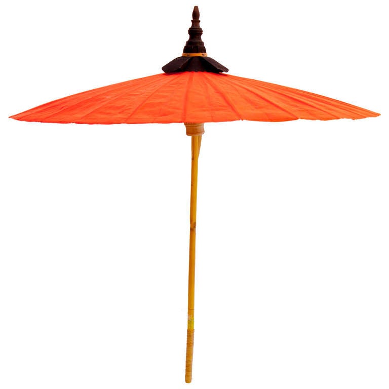 Mid-Century Indian Parasol For Sale at 1stDibs | parasol india, mid-century  parasol, indiase parasol