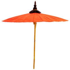 Retro Mid-Century Indian Parasol