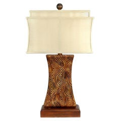 Tribal Resin Lamp Designed by Joanne Hollingsworth