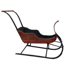 Antique Hand Made Mid Century Sleigh