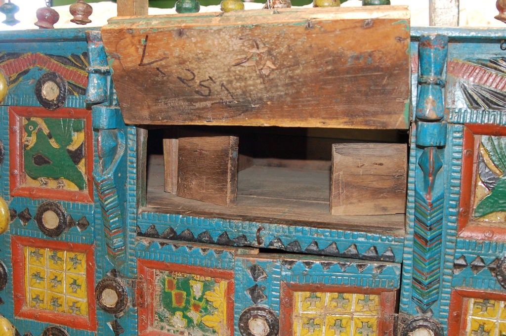 Indischer Manjoosh-Teakholzwagen aus dem 18. Jahrhundert (Eisen) im Angebot