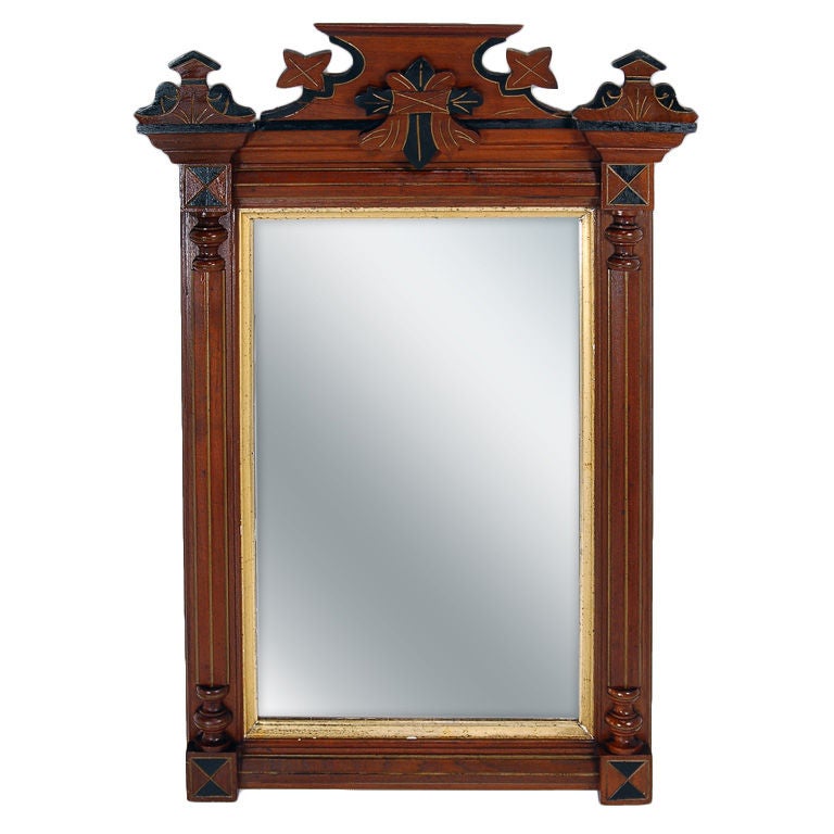 American Victorian Renaissance Revival Mirror For Sale