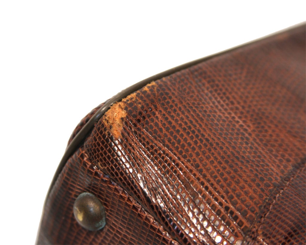 Bolso vintage de piel de lagarto de Sterling en venta 1
