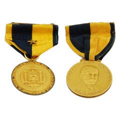 Pair of Robert Means Thompson Society  Medals