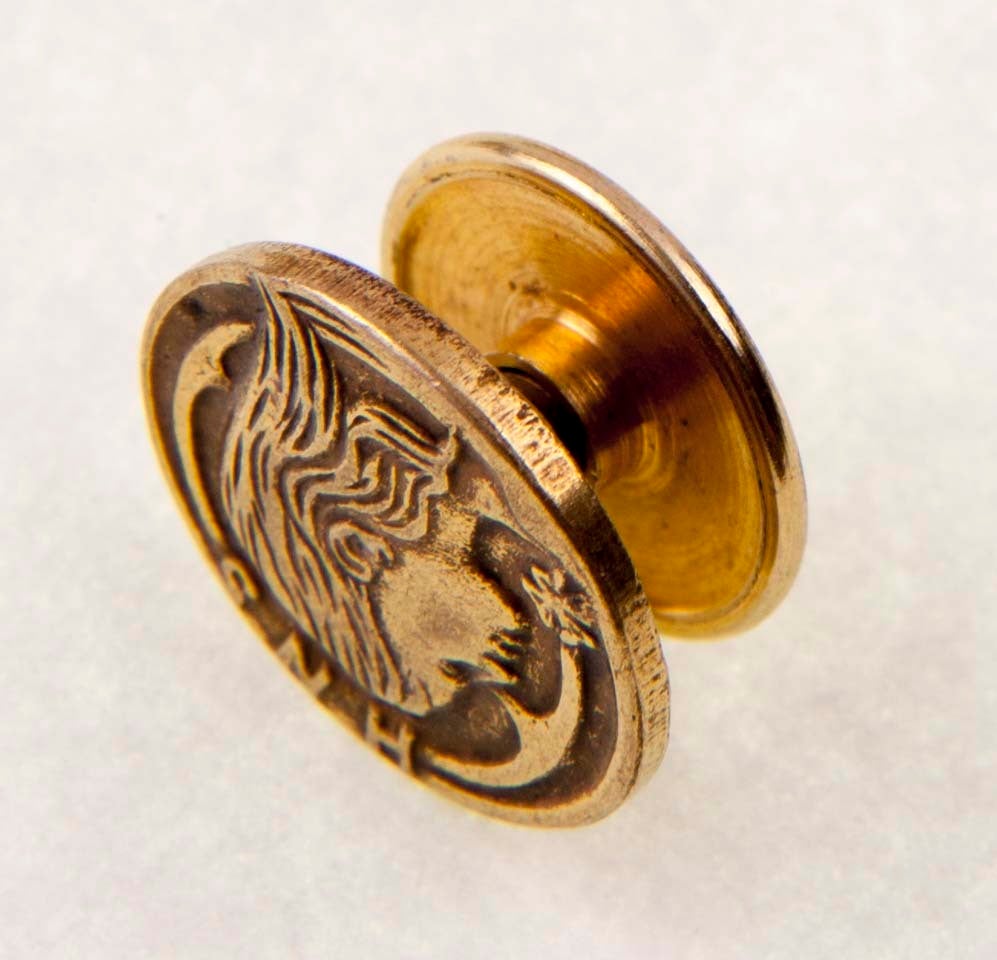 HNS Gold Kragennadel (amerikanisch) im Angebot