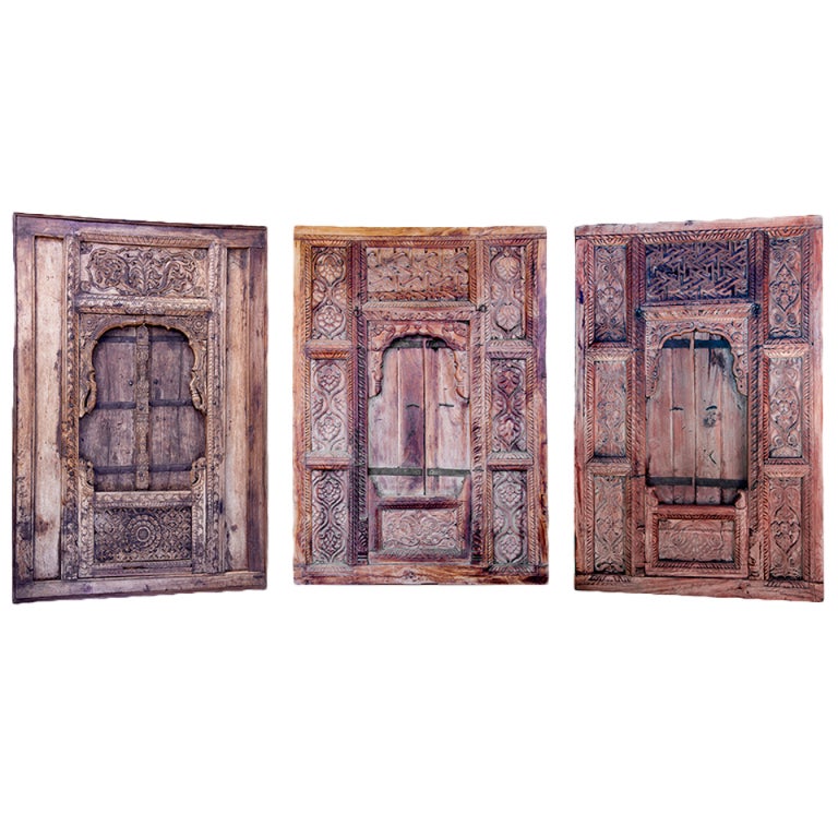 Antike tibetische Fenster