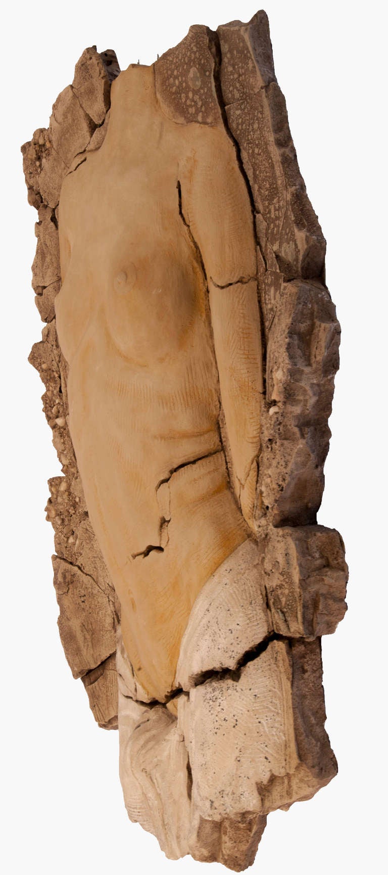 Pair of Classical Roman Style Male Female Wall Sculptures In Excellent Condition For Sale In Asheville, NC