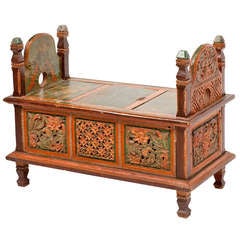 Small Indian Dowery Chest 7
