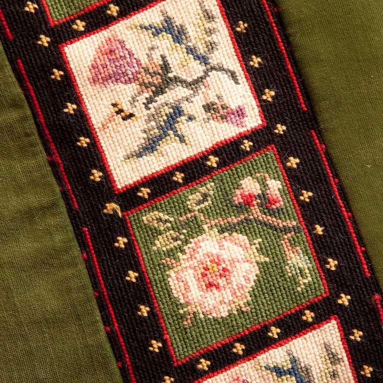 Thistle & Rose Scots English Pillow (Britisch) im Angebot
