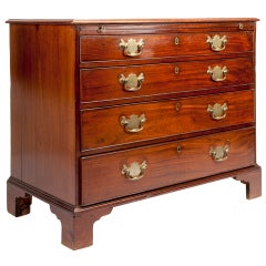 Chippendale Mahogany Bachelors Chest