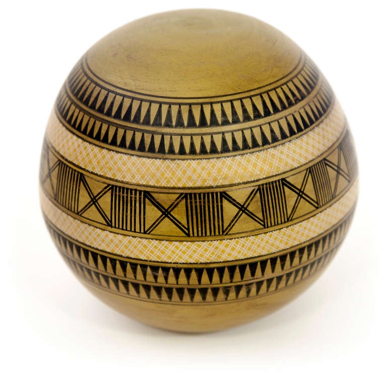 HandPainted Terracotta Balls at 1stDibs
