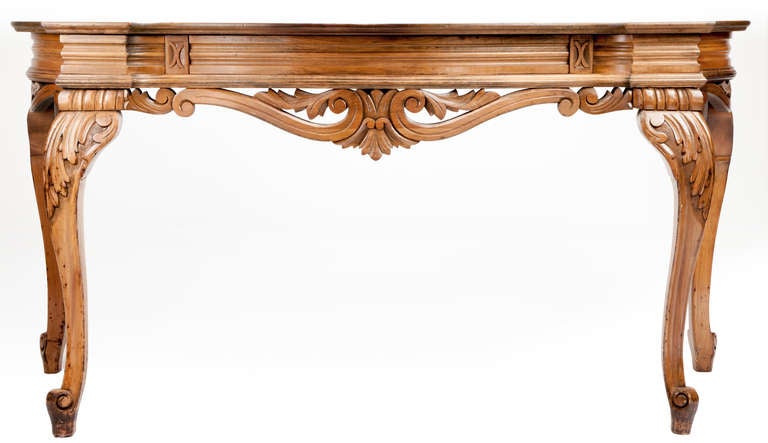 Unknown Flip-Top Mahogany Console For Sale