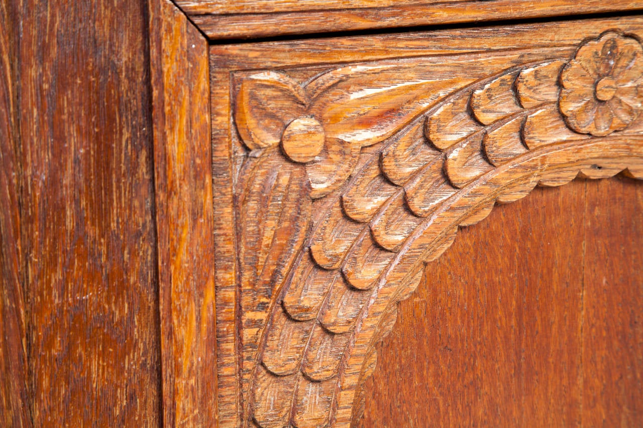 Brass Anglo Indian Carved Commode