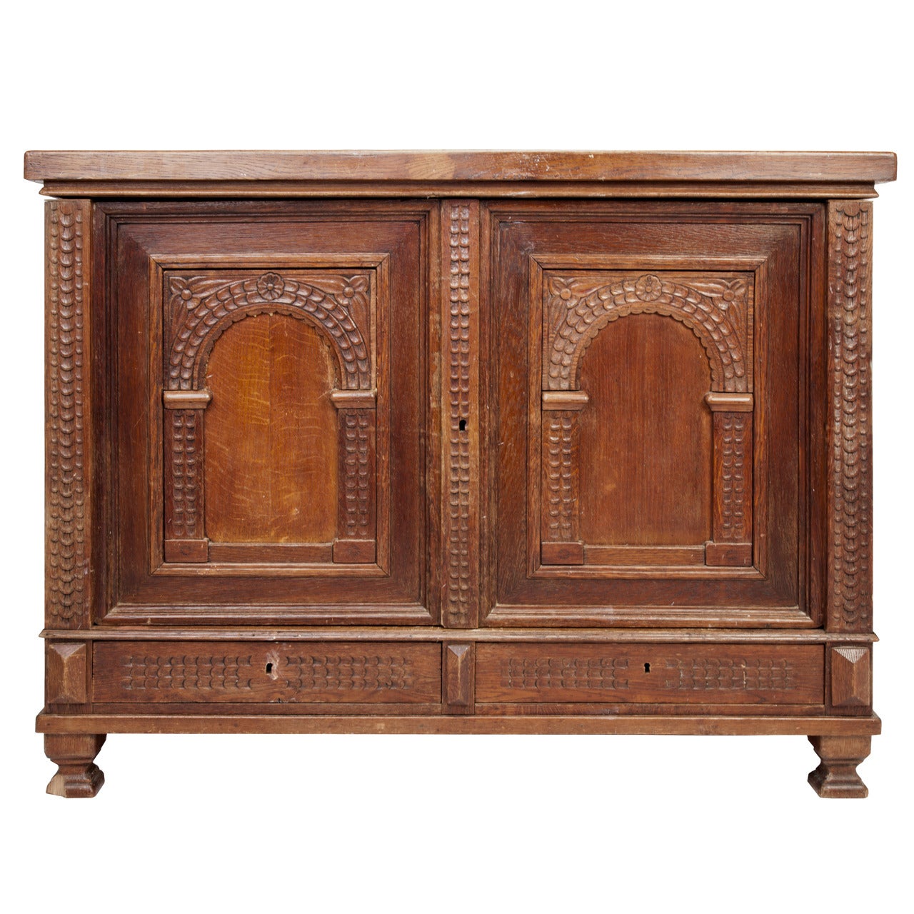 Anglo Indian Carved Commode