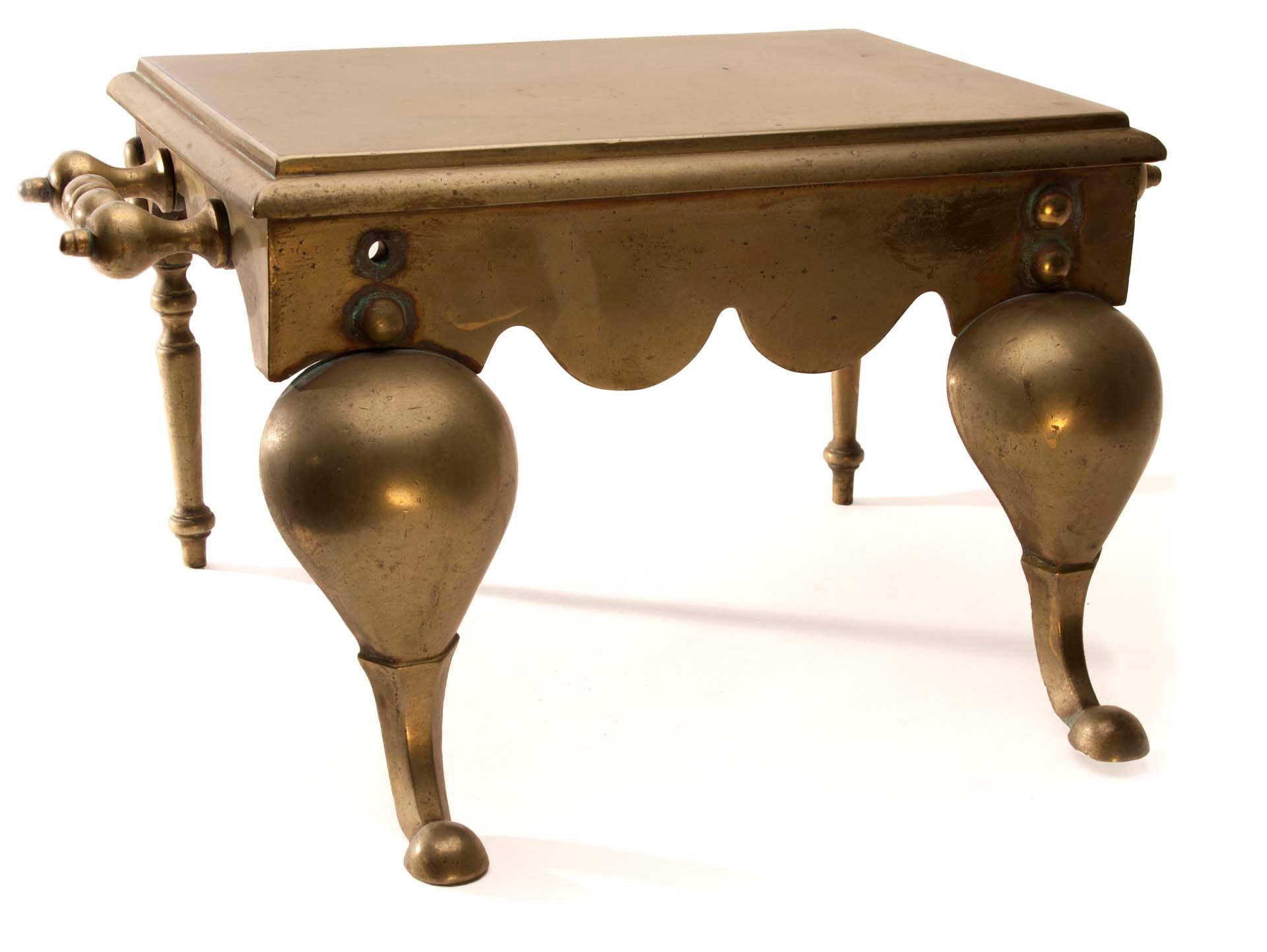 Brass Hearth Bench