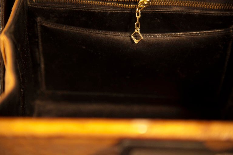 Vintage Straußenhandtasche im Angebot 2