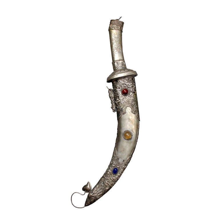 Exotic Silver Ceremonial Sword