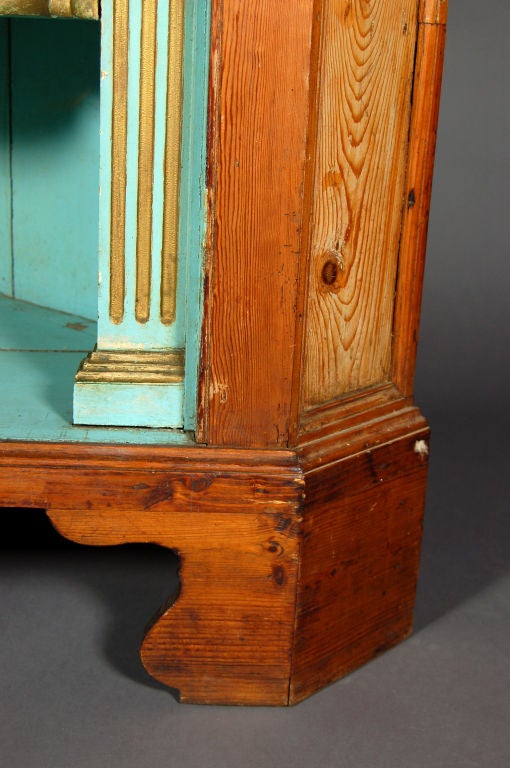 Pine Early 20th Century French Corner Cabinet For Sale