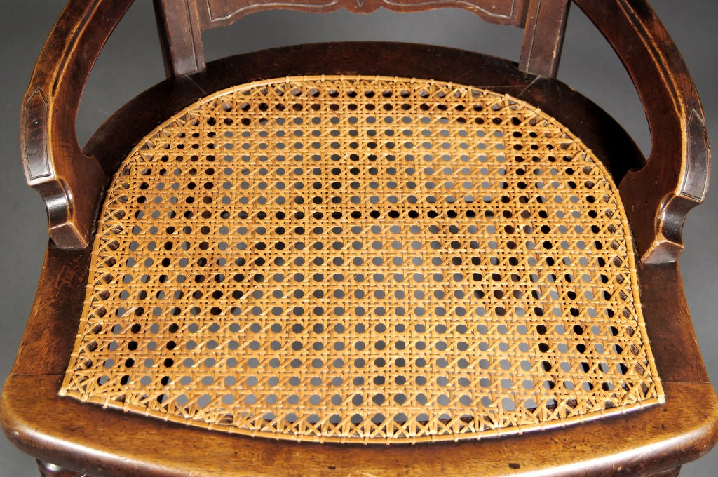 eastlake caned chair