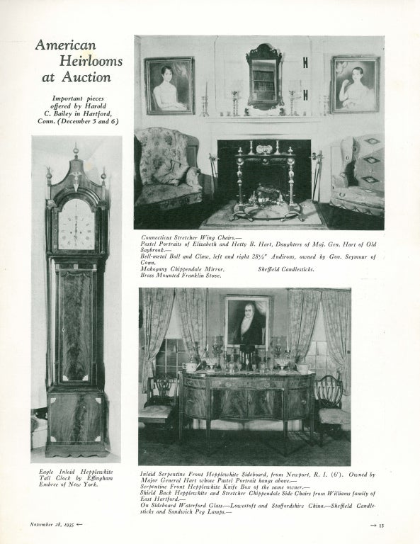 Hepplewhite Inlaid Tall Clock By Effingham Embree, New York City For Sale 5